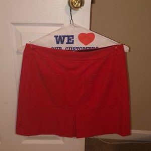 Loft skirt red worn once